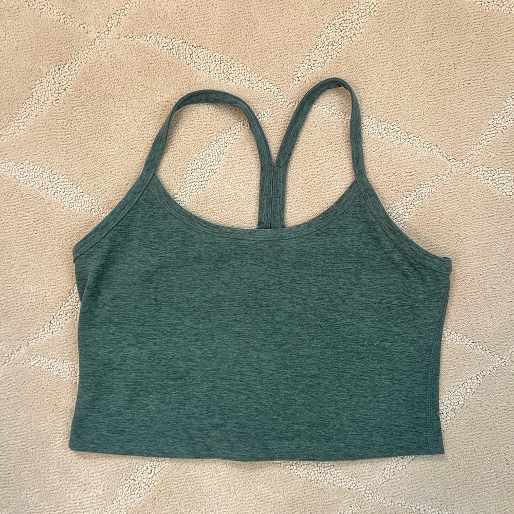 Beyond Yoga Green Camisole